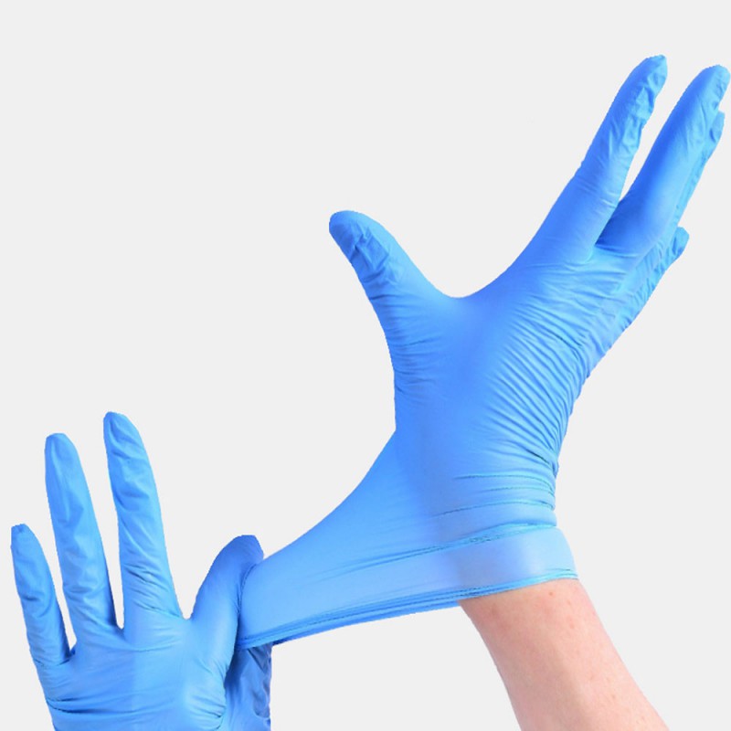 100 PCS Medical gloves Nitrile Disposable inspection gloves High Quality Unisex Blue